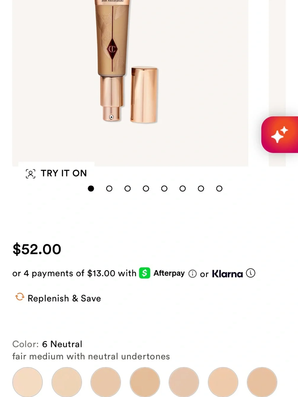 Charlotte Tilbury Beautiful Skin Foundation